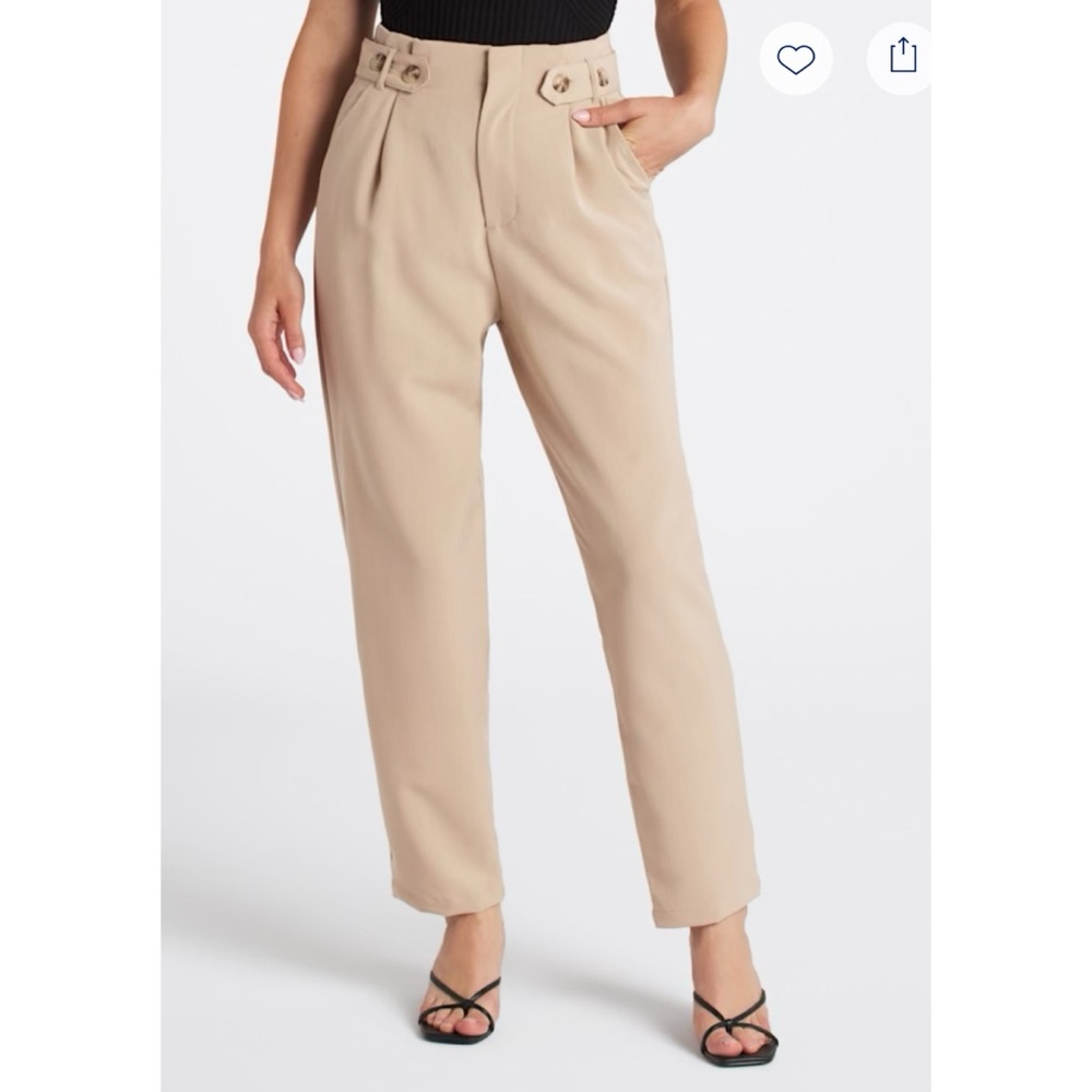 Vigoss Button Waist Balloon Pants